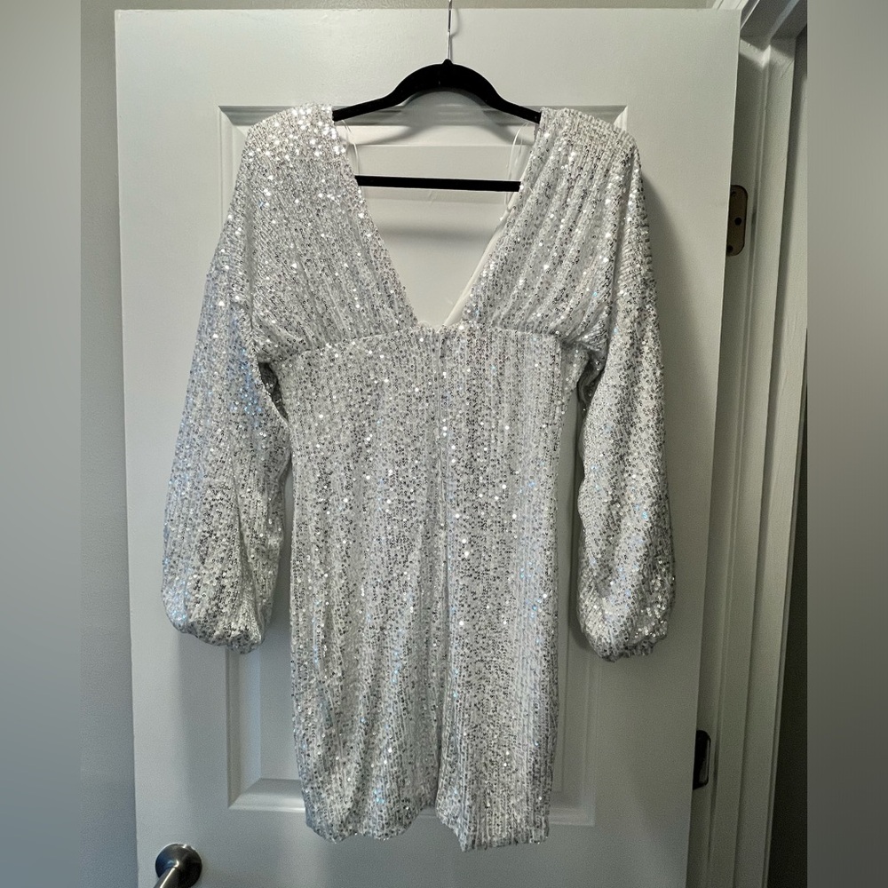 Fashion Nova Kiss Me Under The Moon Mini Dress - White size XL - Picture 6 of 9